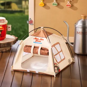 Monchhichi Coffee Farm Series Tent Night Light – Cute Surprise Atmosphere Gift for Boys and Girls, Perfect for Childhood
