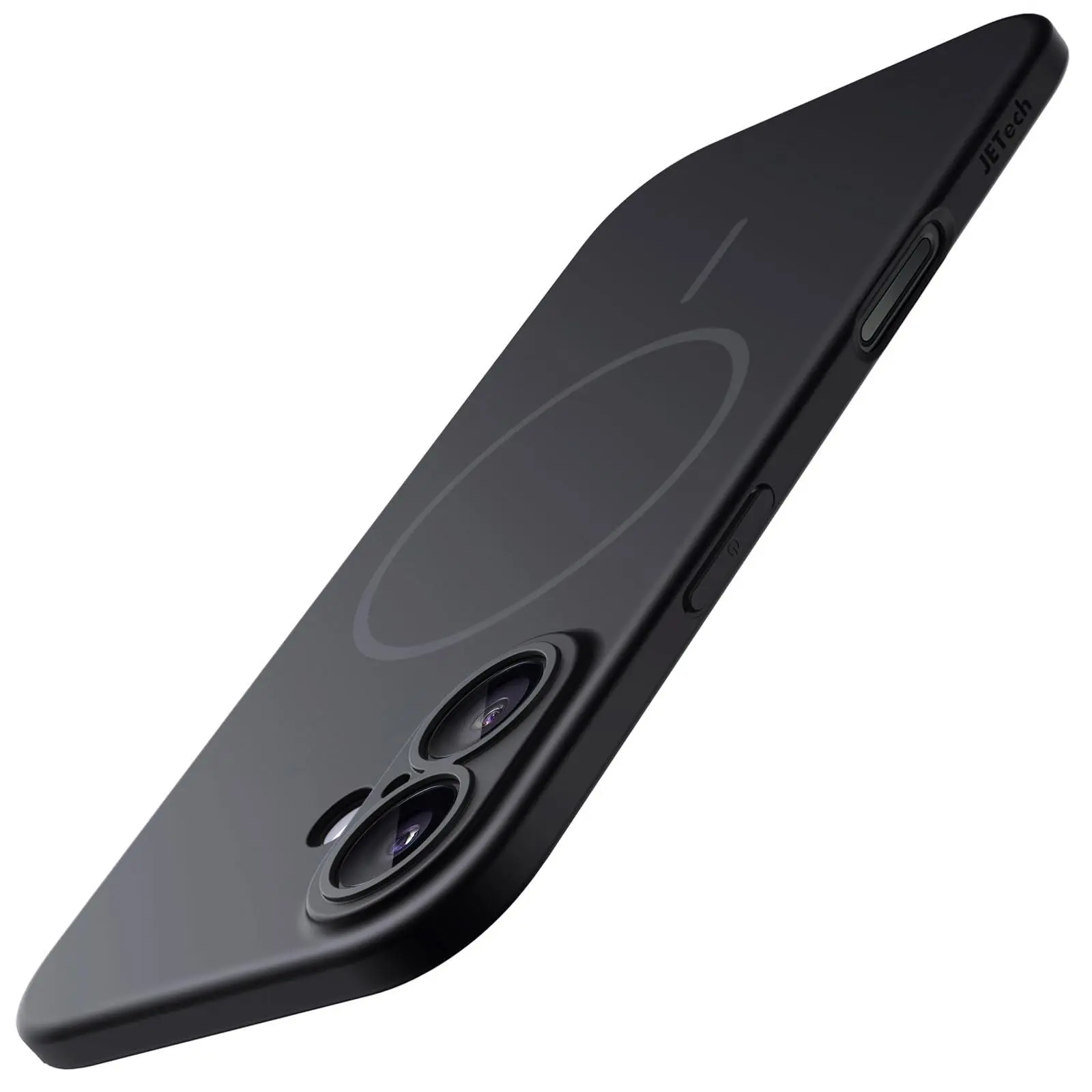 JETech Magnetic Slim Phone Case for iPhone 17 Series, MagSafe-Compatible Mobile Accessory, Ultra-Thin Lightweight Minimalist Casing with Matte Finish and Full Camera Lens Protector