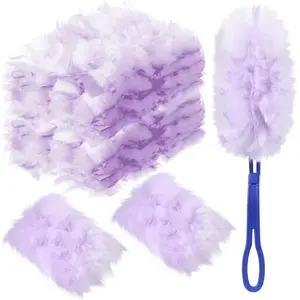 Static Dust Cleaner Set, Easy Replace Pads, One-Use Replacement Heads, Disposable Dusters, No Battery Needed, Ideal for Living Room, Bedroom, Kitchen