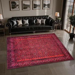 Velvet patterned printed carpet, suitable for multiple scenes, with multiple sizes available, soft and non-shedding.