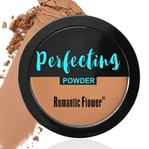 3 Shades Matte Dark Pressed Powder With Puff, Face Make up Long Lasting Nature Waterproof Contour Compact Powder, Powder Makeup, Facial Contouring Powder