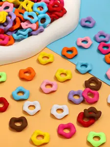 50pcs Wave Acrylic Spacer Beads, Bead Assortment for Pen Making, Perfect for DIY Projects, Jewelry Making, Beading Making & Handmade Pens, Durable Lightweight Design