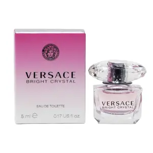 Versace Bright Crystal for Women Eau de Toilette Mini Spray, 0.17 Ounce