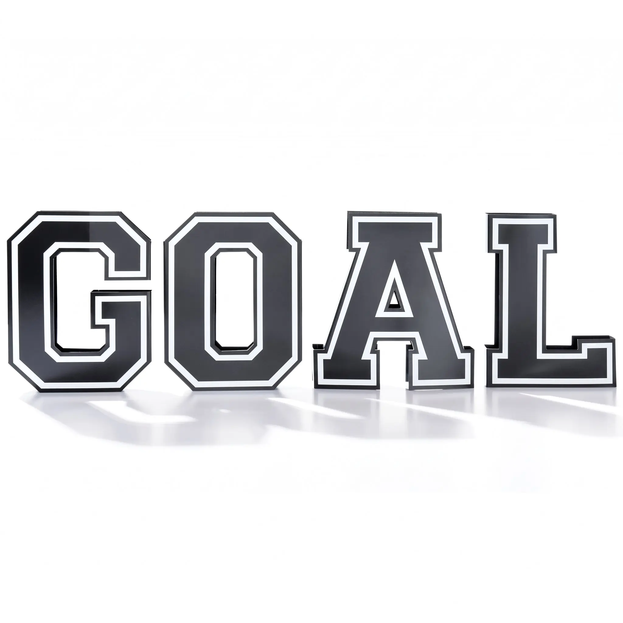 Soccer "GOAL" Centerpiece Board - 4 Pack