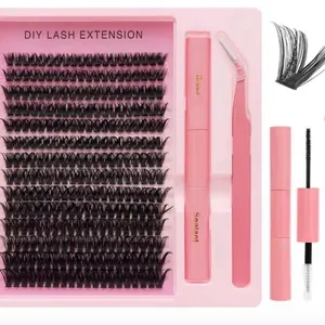 Baddie Lash Clusters, 280-Count Individual False Eyelash Clusters for Natural to Dramatic Eye Looks