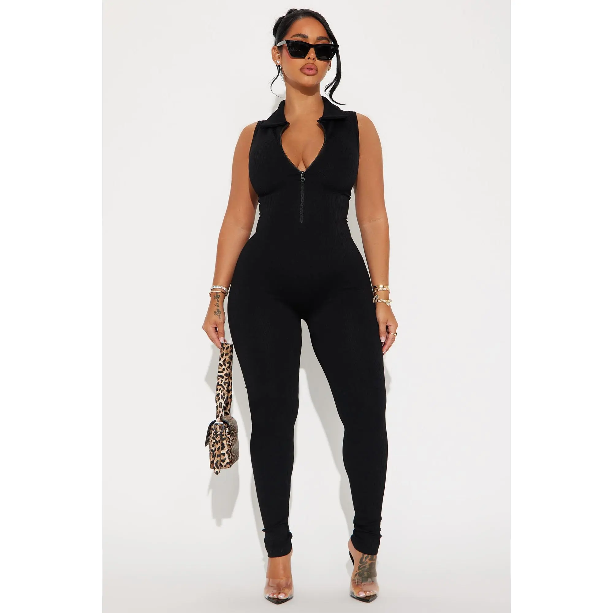 Brynne Seamless Jumpsuit - Black