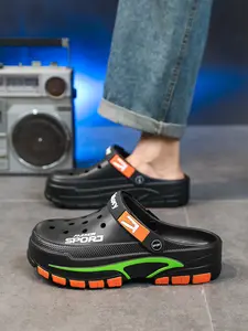 Men's Home Indoor Outdoor Beach Water Shoes, Sporty Breathable Clogs, Comfortable Casual Footwear, Ideal for Daily Wear & Leisure Activities