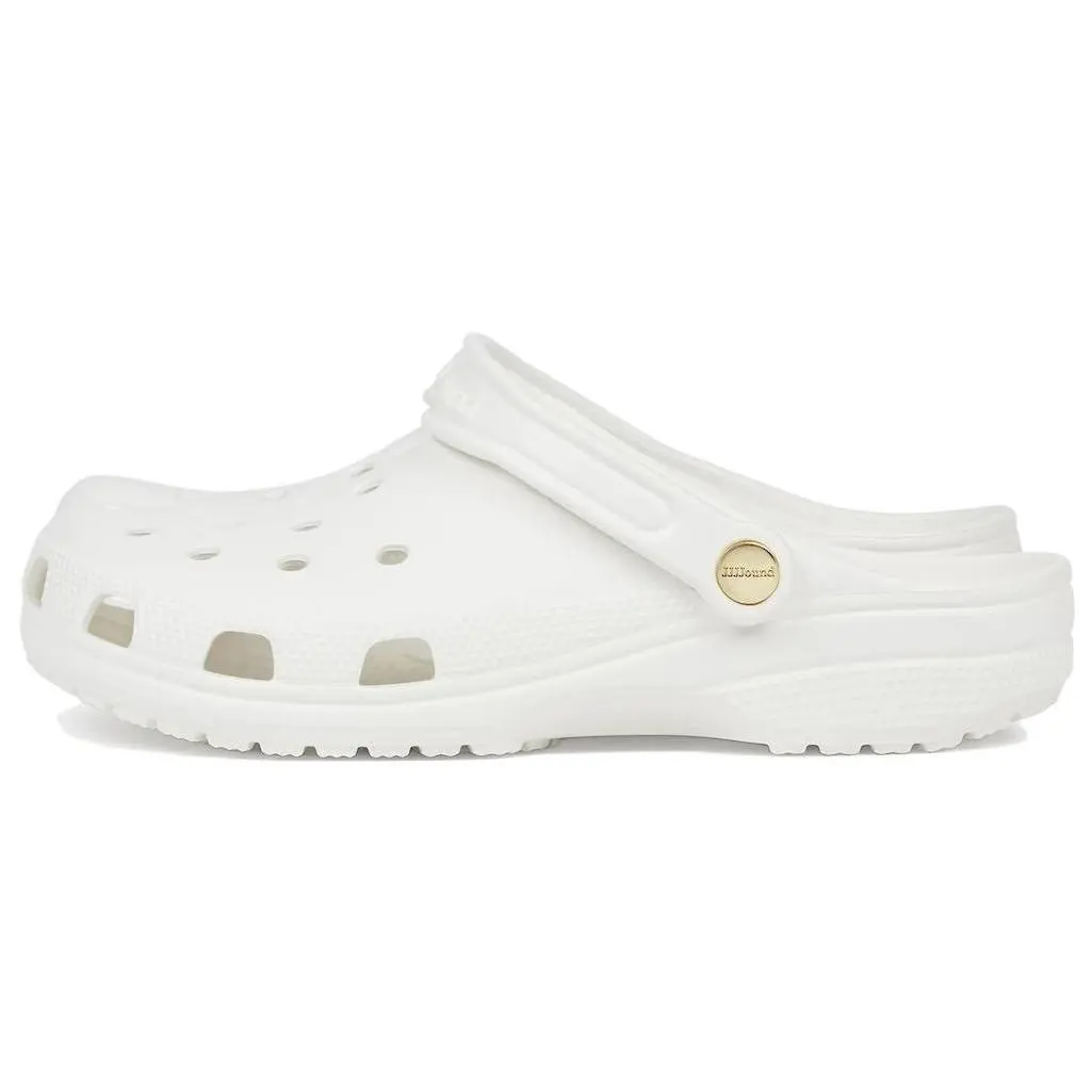 JJJJound x Crocs Classic Clog 'White' Collaboration Minimalist Sports Footwear - Croc-Style Sole, Multi-Size, Slip-On Fit, Comfortable Fit, Casual Wear Sneaker