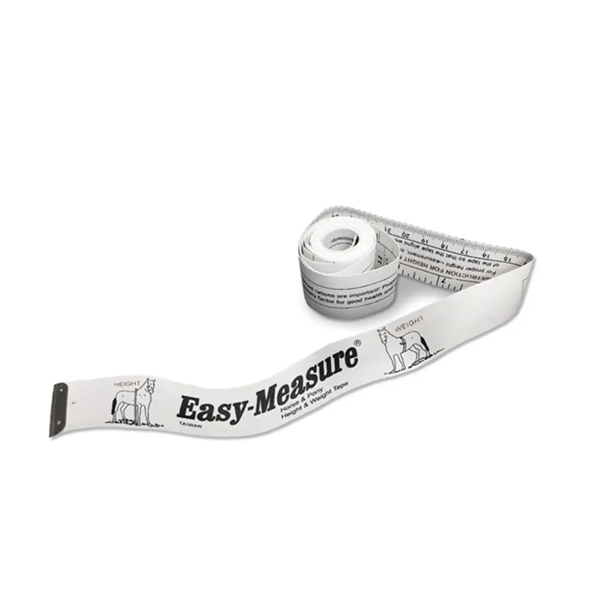 212 MAIN Easy-Measure Height & Weight Measuring Tape - Durable, Vinyl-Coated Nylon-Base Tool with Printed Scale for Horse Sizing, Equestrian Sports & Outdoor Equipment, Durable Tape Measure