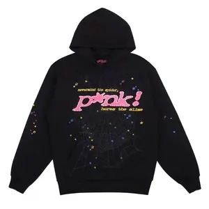 Spider Pnk Hoodie Black