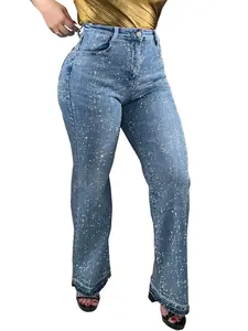 Mia's Light Wash Rhinestone Jeans
