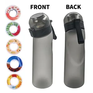 650 mL Flavor Travel Portable Water Bottle with Multiple Flavors, Air Fruit-Scented Water Bottle with Straw, 0 Sugar and 0 Calories, Perfect for Outdoor Sports & Gifts