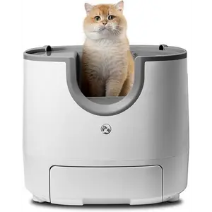Furoomate Cat Litter Box 11L Self-Cleaning with Easy Access & Odor Control for Pet Owners 11L Capacity Pet Owners Friendly Odor Management