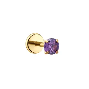 Birthstone Flat Back Stud