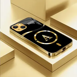 Suitable for [iPhone 15 Plus] high-end MagSafe phone case，Features a magnetic attachment function，each of the 26 letters has its own unique characteristics, so you can choose the one that suits you best. YM99