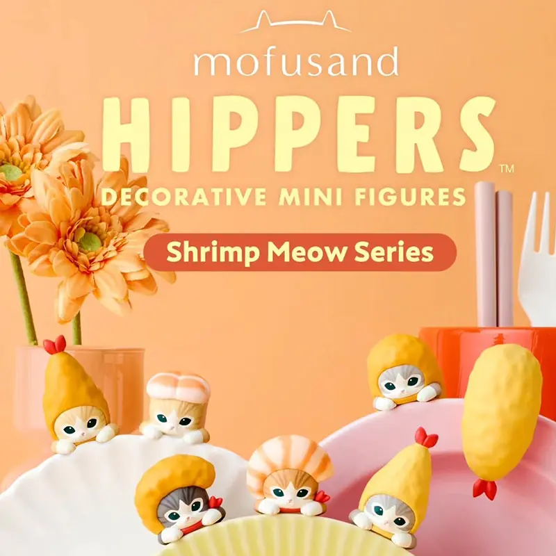 SEALED Mofusand Shrimp Meow Hippers Blind Box