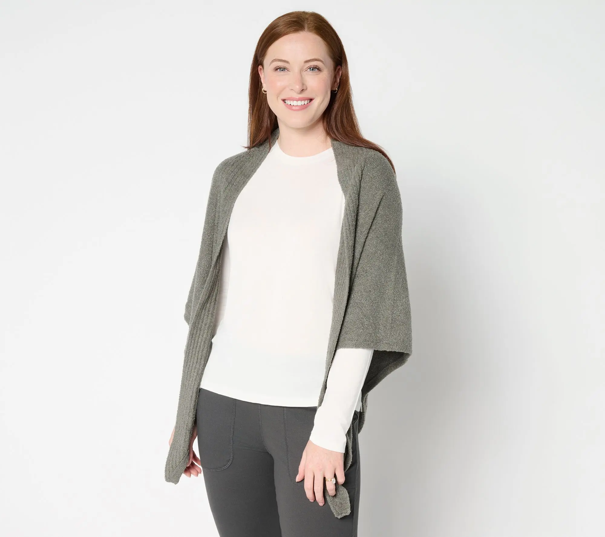 Barefoot Dreams CozyChic Lite Ribbed Collar Wrap