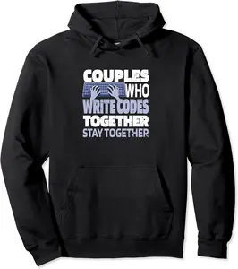 Programmer Couple Programming Software Engineer - Coder Pullover Hoodie - Dilpreetka Shop 87B0BQ3LLW9Y