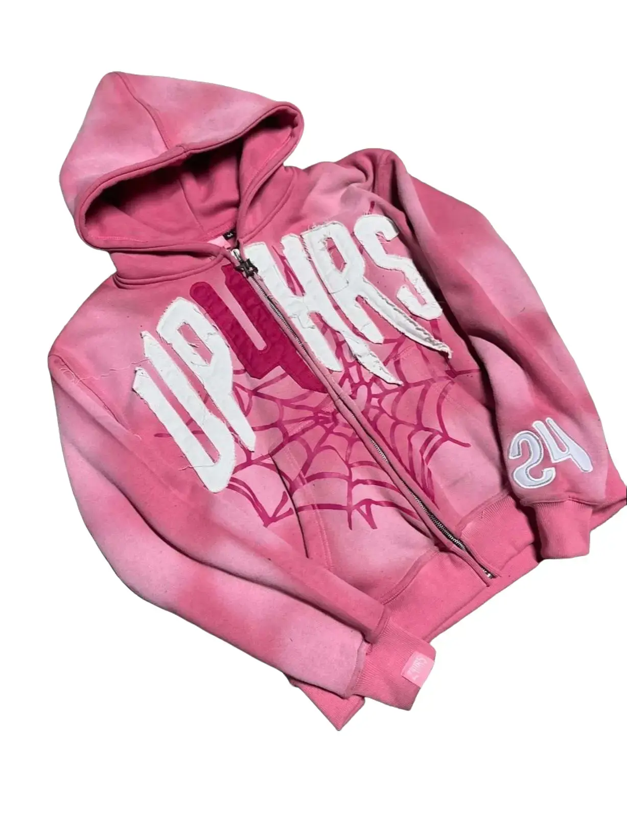 Women's Y2K Graphic Zip-Up Hoodie - Oversized, Edgy Artistic Quote Detail, Hip Hop Retro Aesthetic Casual Outerwear for Everyday Fashion, Zip Up Hoodies, Graphic Hoodies