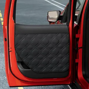 Dog Car Door Protector – 20% Larger Design for Trucks & Large SUVs, Thickened Waterproof Door Panel Covers, Protects Doors from Dog Scratching