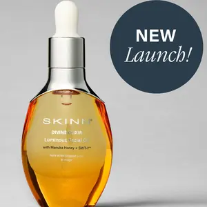 SKINN Cosmetics: NEW Divine Elixir Luminous Radiant Facial Oil with SWT- 7 Technology & Manuka Honey + C | Ultra-Nourishing Facial Oil for ydration, Brightening, and Moisturizing -  Ideal for Sensitive, Normal, Oily and Dry Skin
