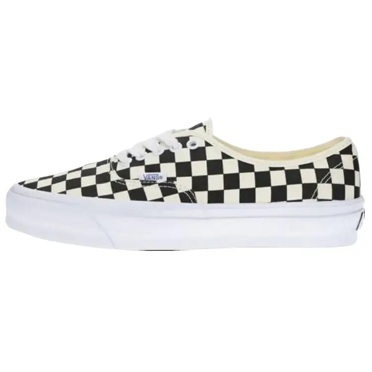 Men's Vans Authentic Reissue 44 LX Sports Sneaker - Black-White Checkerboard
