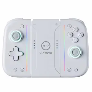 Gamepad Control For Console Nintendo Switch & OLED & Lite iPhone IOS Android PC TV Computer Wireless Bluetooth Wired Controller Game Pad Accessories Hall effect RGB light Command Mando Kit