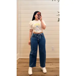 High Rise Barrel Jeans