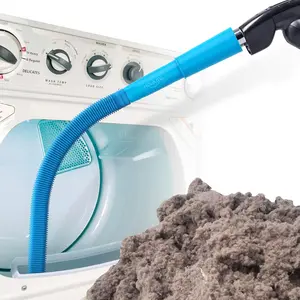Dryer Vent Cleaner Kit Vacuum Hose Attachment Brush, Lint Remover, Dryer Vent Vacuum Hose, Blue dryer vent flexible Machine Laundry