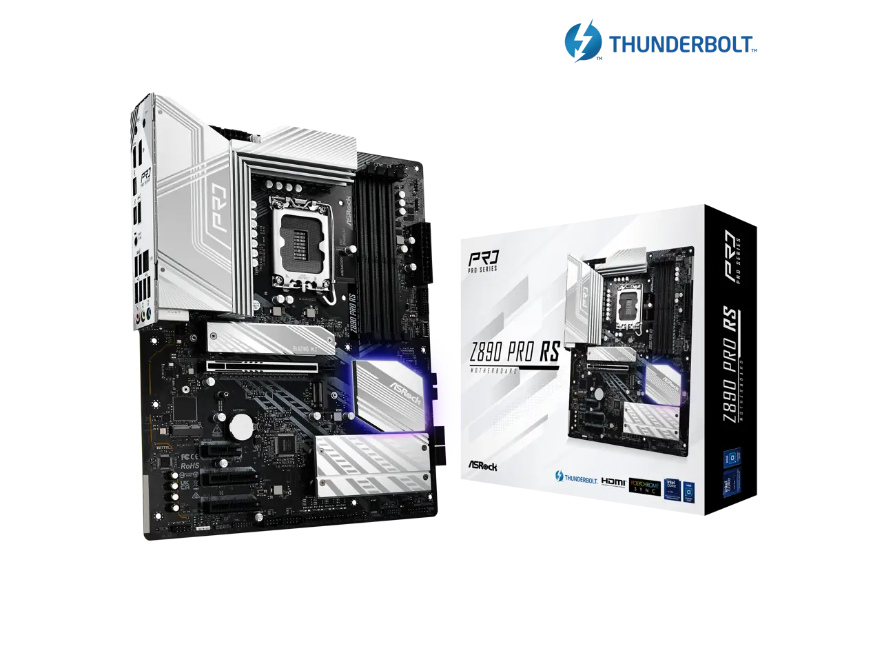 ASRock Z890 Pro RS LGA 1851 Intel Z890 ATX Motherboard
