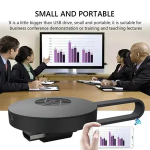 Wireless TV Stick, 1080P HD WiFi Video Receiver Dongle Adapter, Portable Casting Device for Smartphone, Android/iOS TV Boxes, Windows Computers