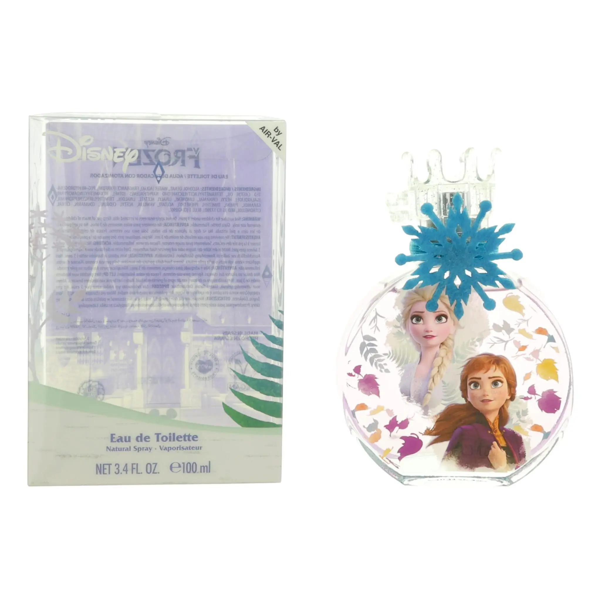 Disney Frozen II Women's Eau de Toilette Spray - 3.4 oz (3 to 3.9 fl oz Range) with Charm