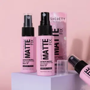 Makeup Setting Spray, Makeup Finishing Spray, 2 Counts/set Long Lasting Matte Makeup Spray, Refreshing Makeup Fixer Spray, Face Makeup Product for Women & Girls, Cosmetic