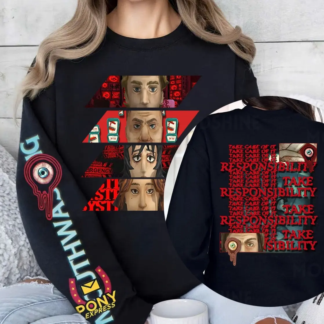 Mouthwashing Video Game Inspired T-shirt, Gaming Tee, Gamer Gift Hoodie, I Hope This Hurts Sweatshirt, Take Responsibility Mouthwashing Inspire cotton tee