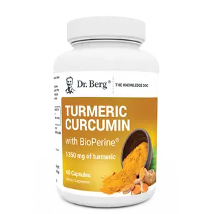 Turmeric Curcumin with BioPerine - 60 Capsules Healthcare Supplement Healthcare Supplement Vitamin Dietary Edible Fitness