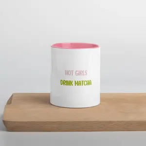 Hot Girls Drink Matcha Mug, Mothers Day Gift, Birthday Gift, Trendy Cute Mug, Matcha Lover Gift, Matcha Aesthetic, Girlfriend Gift, Barista