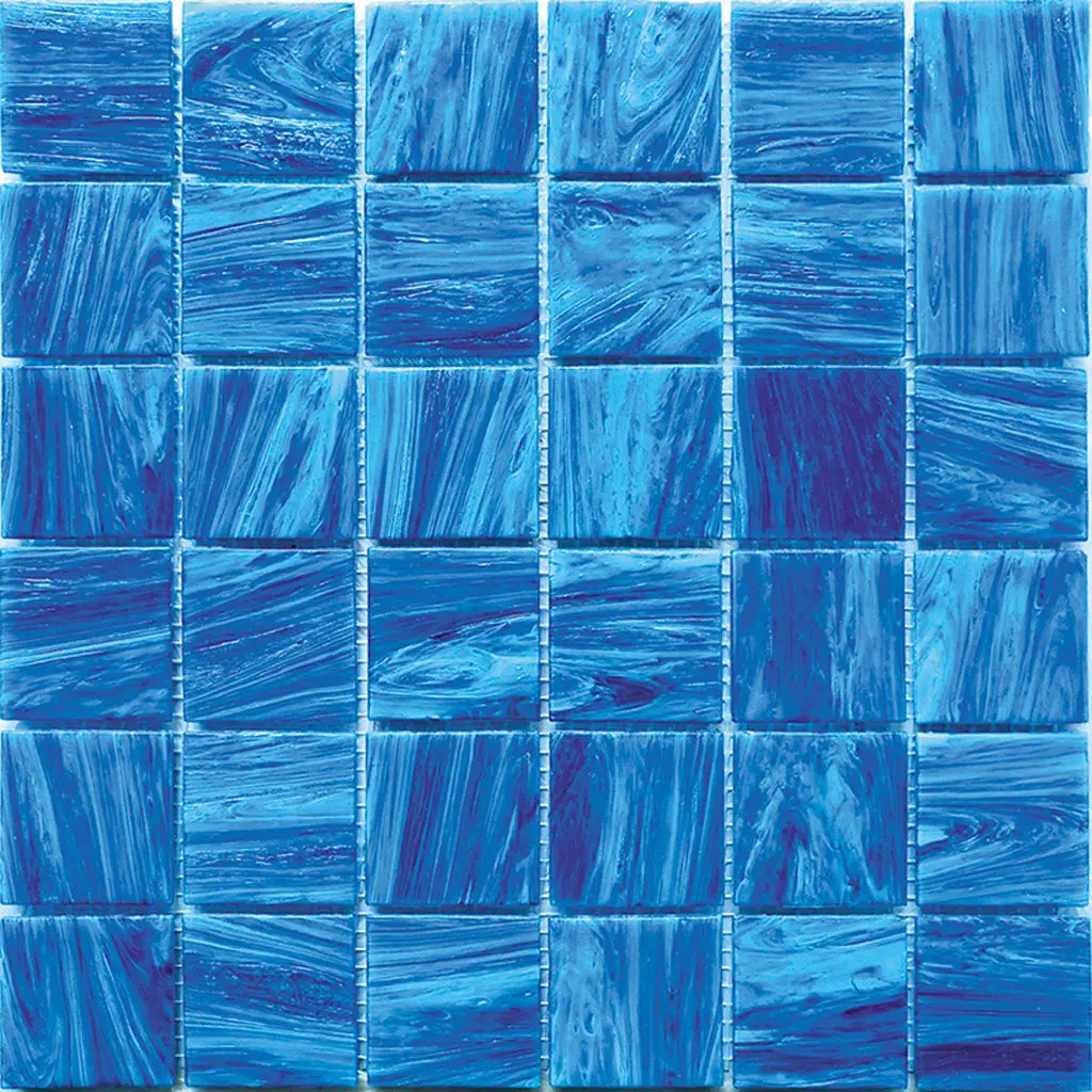 Ultrmarine Blue 12x12 Glossy Uniform square Glass Mosaic Tile (10 pack, 10 sq ft/case)