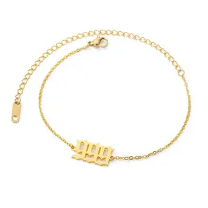999 ANGEL NUMBER ANKLE BRACELET