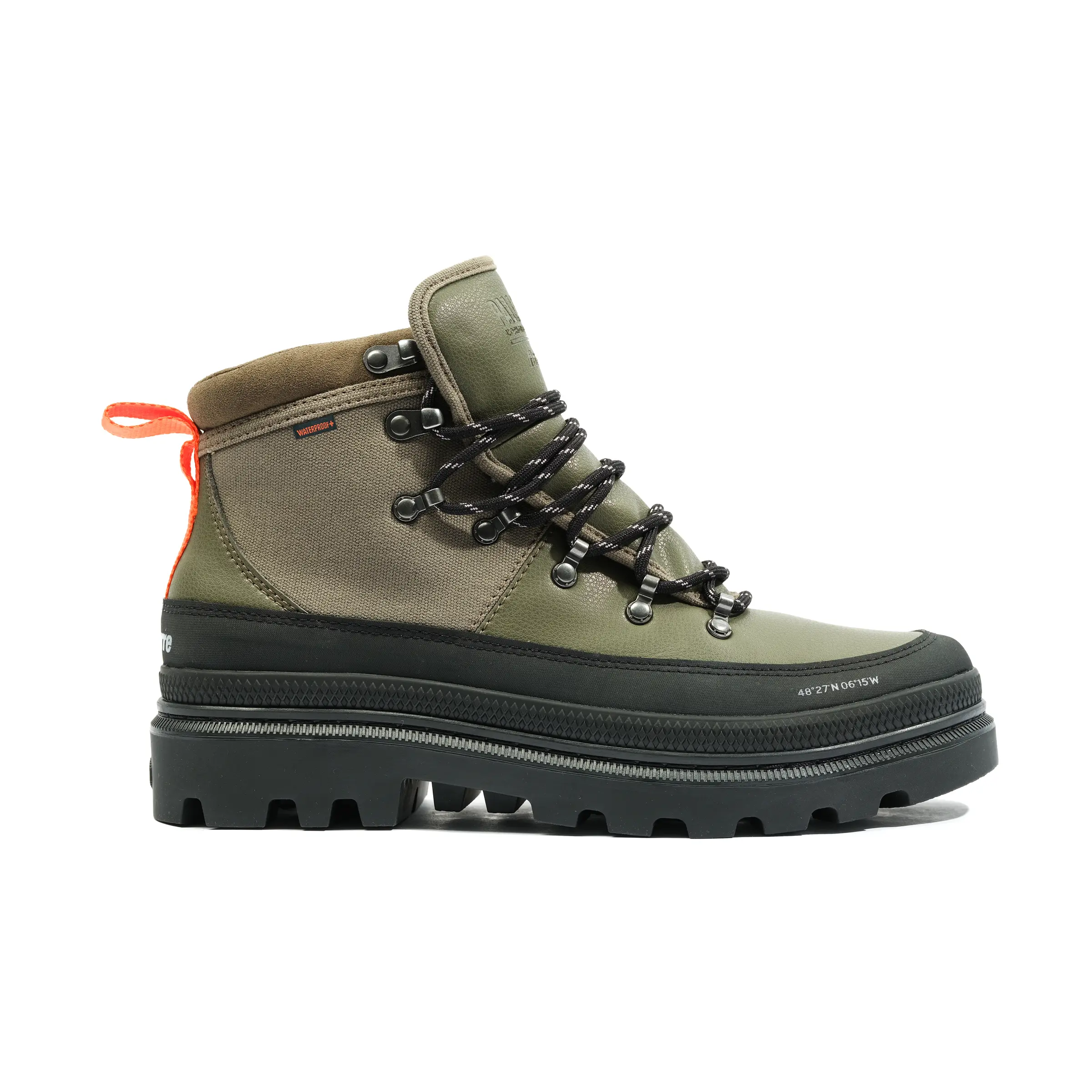 78554-309-M | PALLATROOPER HIKER WP+ X FINISTERRE | OLIVE NIGHT