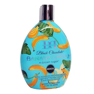Black Chocolate Banana Cream 400X Bronzer Tanning Lotion 13.5 oz Body Care Scent