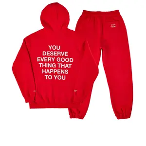 Comfrt x WNRS Good Things Sweat Set - Red