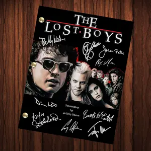 The Lost Boys Movie Autographed Signed Movie Script Reprint Full Screenplay Full Script