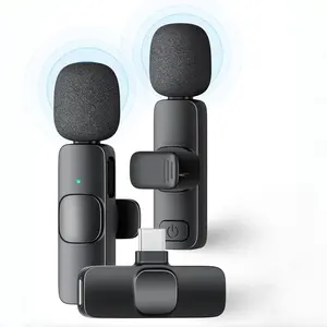 Wireless Lavalier Microphone for iPhone iPad Android Mini for Live Streaming Video Recording Outdoor Indoor Interviews YouTube TikTok Vlog wireless  microphones