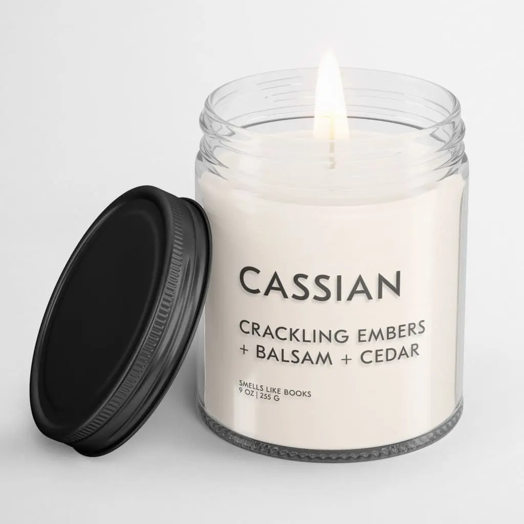 CASSIAN Literary Inspired Candle for Book Lovers'