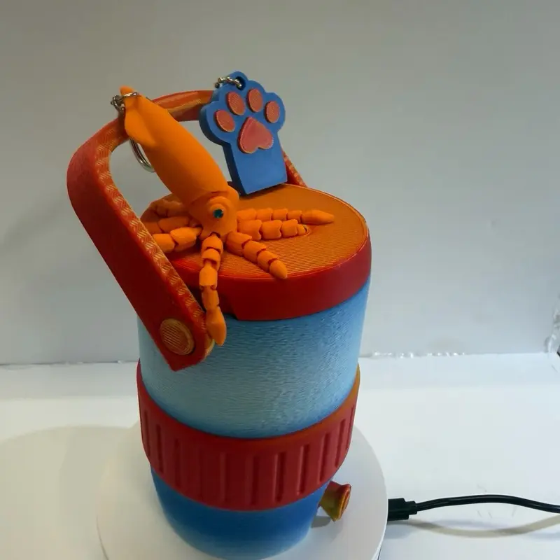 3D Printed 12oz Regular Can Koozie with Bottle Opener