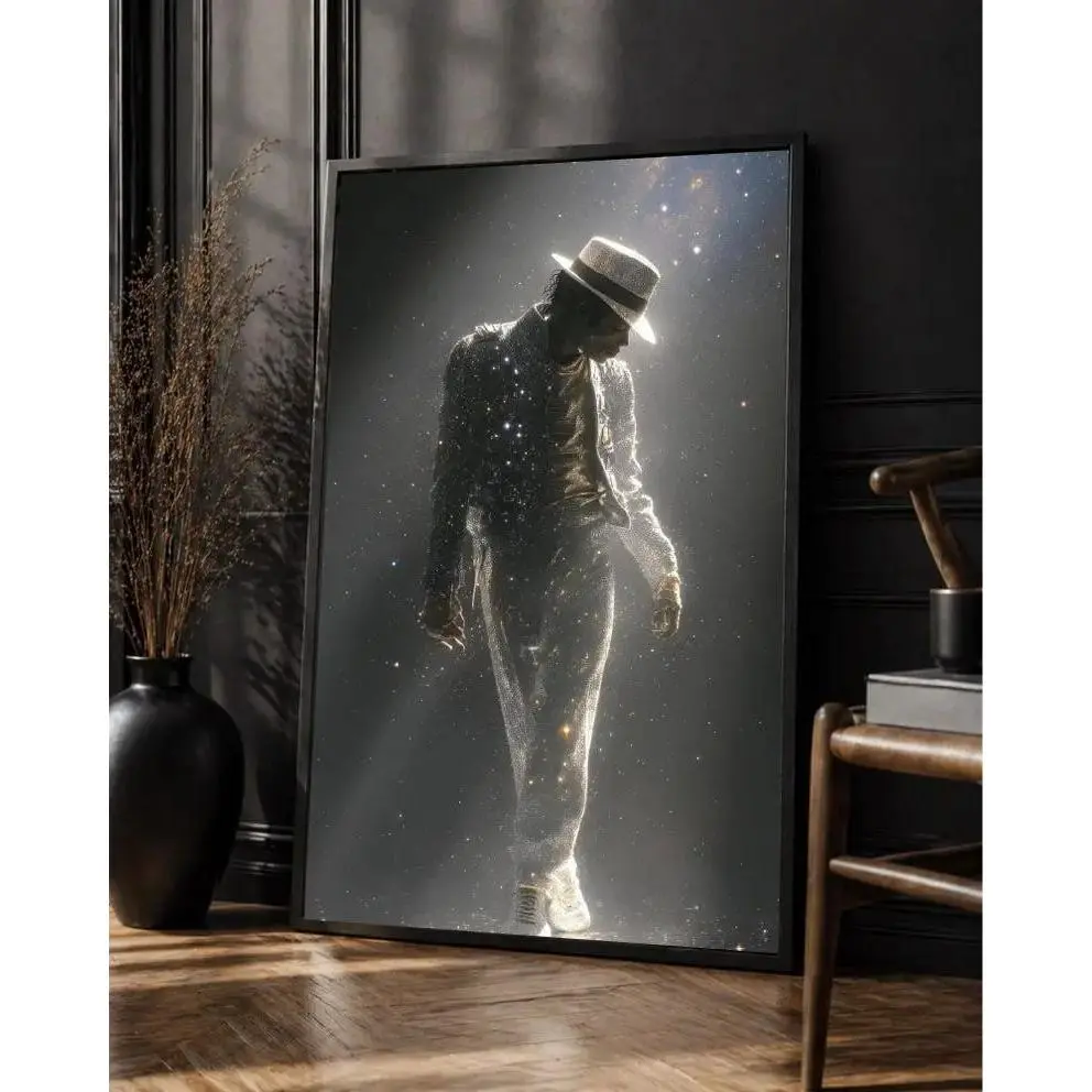 Michael Jackson King of Pop Vintage Concert Poster - Unframed Cool Wall Art, Home Room Decor, Photo Print Decoration for Home Supplies