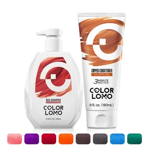 Colorlomo Color Conditioner & Shampoo for Salon-Quality Color Boost & Refresh - 3 Minute Magic Color - 6 fl oz - Pure & Nourishing Formula with Shea Butter & Sweet Almond Oil - Safe & Dermatologist Approved Haircare Cleanser and Conditioner outdoorfun