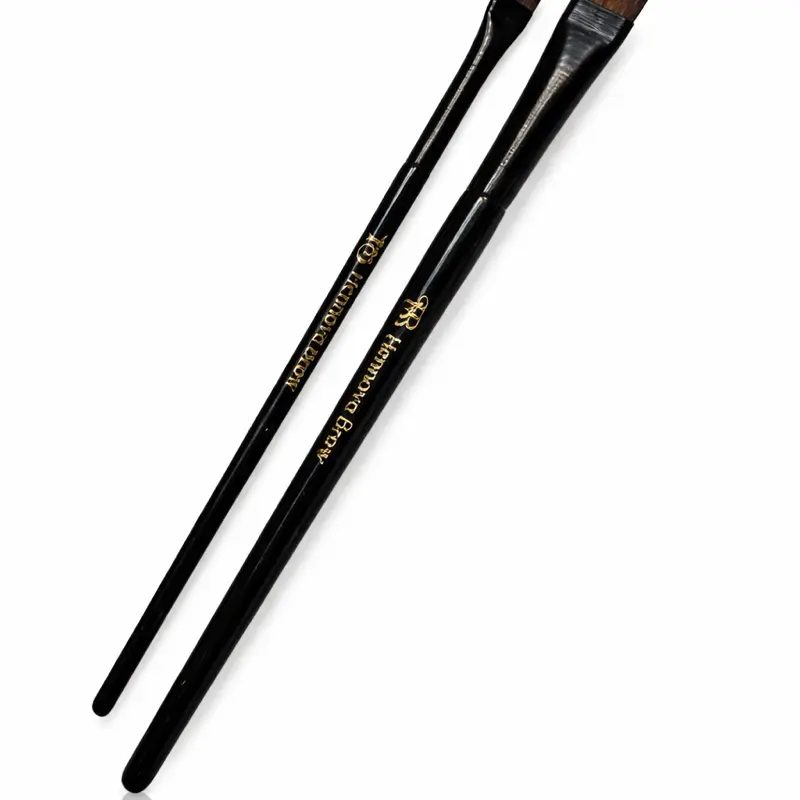 Eyebrows – Precision and Uniformity for Brow Design set of 2 angled brushes Cosmetic Makeup Tool Silky