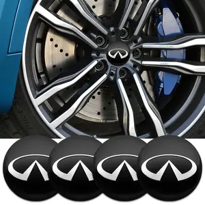 4Pcs 56mm 60mm Car Wheel Center Hub Caps Badge Rim Cover Emblem For Infiniti QX60 QX70 QX80 QX50 QX30 Q70L Q60 Q50 Q60S Q30 ESQ Automotive Accessories
