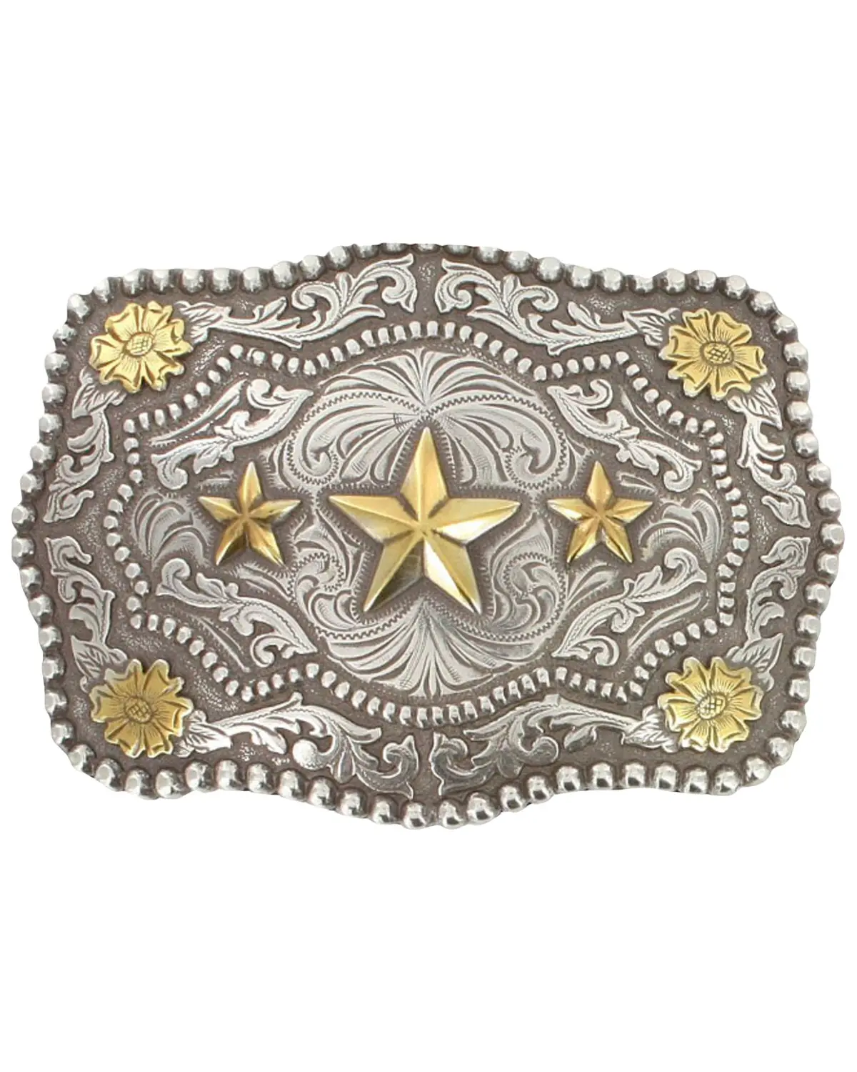 Cody James Men's Men'S Triple Star Belt Buckle - 935